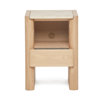 Arden 1 - Drawer Solid Wood Nightstand