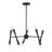 Keyiona 10-Light Chandelier in Matte Black-1386174855