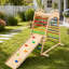 Aire de jeu en bois 4 en 1 pour enfants