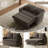 Twin Convertible Sleeper Sofa Bed Tufted Loveseat Small Room Couch-517447657
