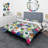 Grey Circle Pattern - Abstract Duvet Cover Set - Microfiber Polyester-984576274