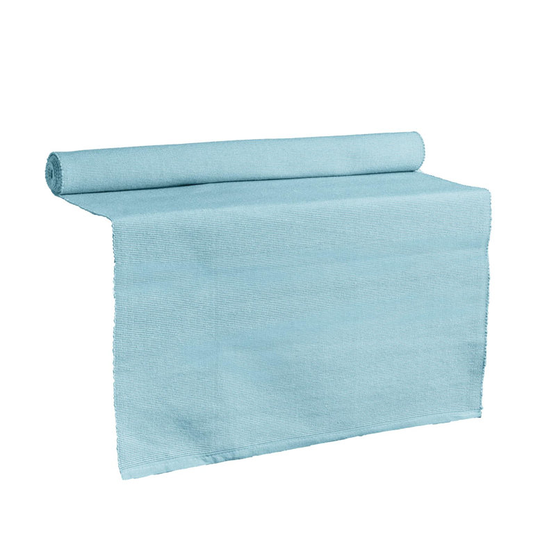 Nicola Spring - Cotton Fabric Table Runner - 48cm x 183cm, Olympic Blue