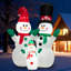 Décoration de Noël bonhomme de neige gonflable