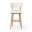 Cardell Swivel Upholstered Stool with Solid Wood Frame-1010372307-1072877174