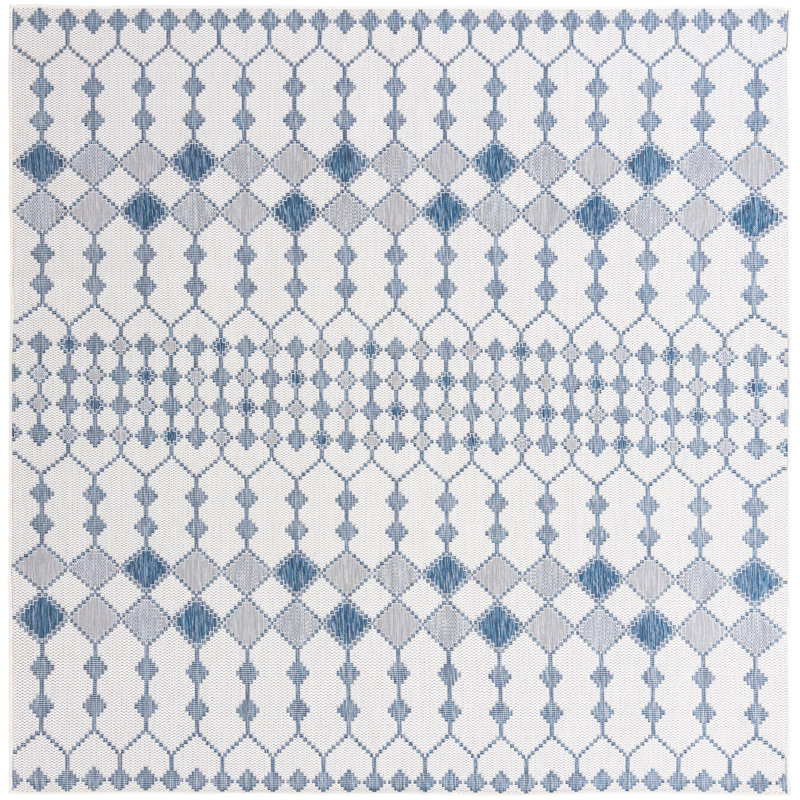 Tapis d'extérieur Preen blanc cassé, Carré 10 pi