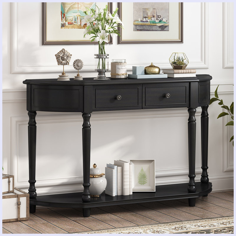 Console Roshawna 52, Espresso, Espresso, H 33,5 po x l 52 po x P 13 po
