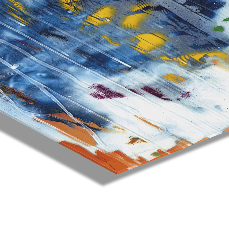 «Summer Sky» par Grant Mahr, art mural acrylique flottant