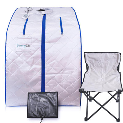 SereneLife 1 - Person Portable FAR Infrared Sauna with Remote Control