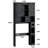 Over The Toilet Storage Cabinet,Farmhouse Space-Saving Toilet Rack With 2 Sliding Barn Doors-1742796520