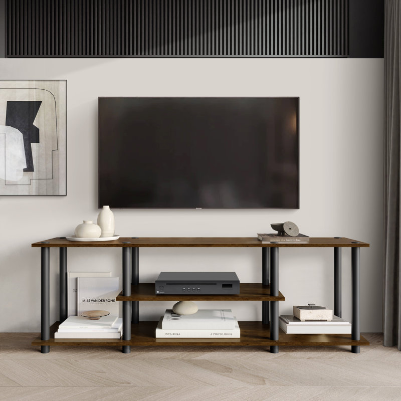 Meuble télé 3 niveaux Easy Twist, Brun