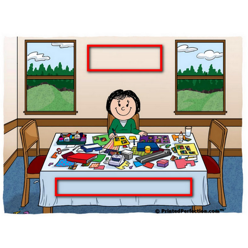 Scrapbooker personnalisé - Porte-clés féminin