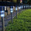 Asdur Silver Solar Powered Integrated LED Pathway Light