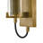 Cala Glass and Steel Armed Sconce-55175315