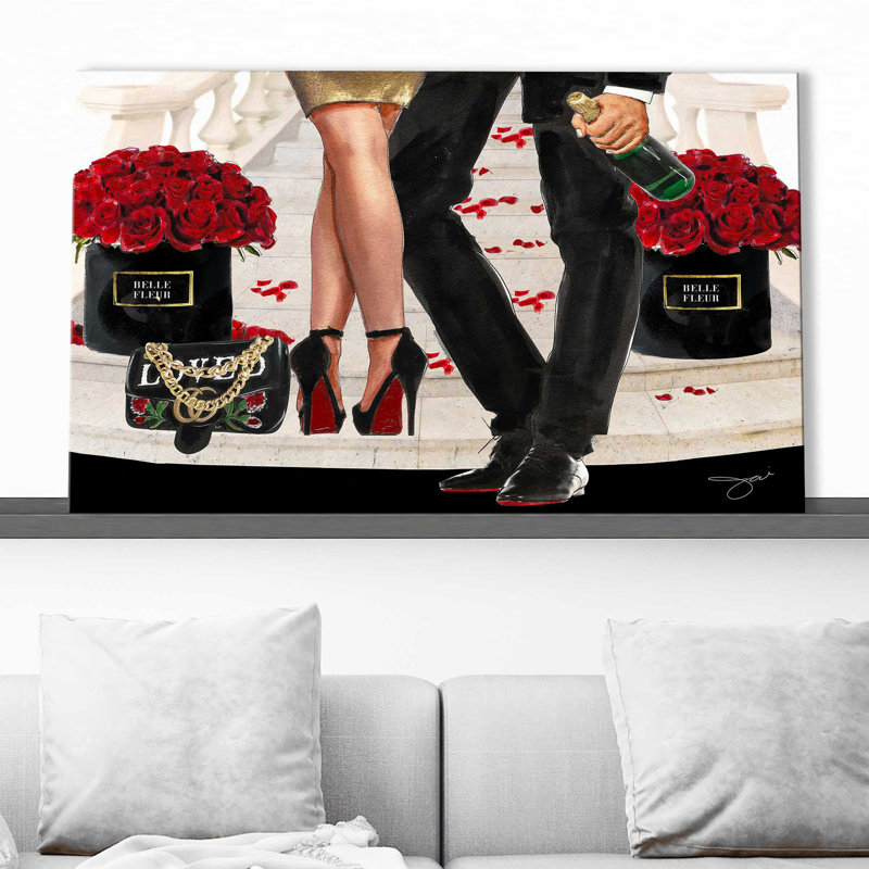 " Loved (Horizontal) " by By Jodi, Wrapped Canvas, 24" H x 40" W x 1.5" D