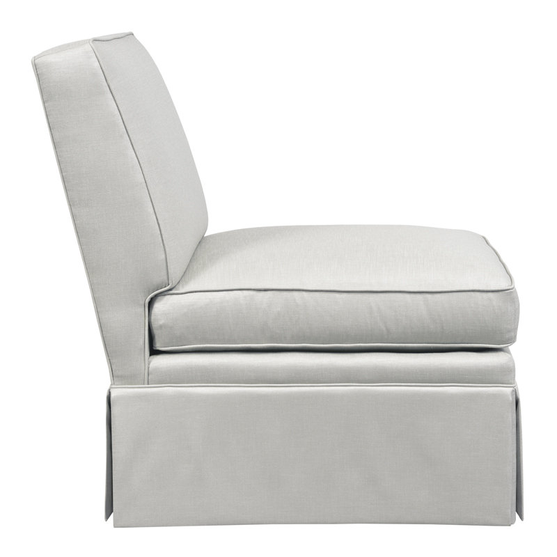 Novi Slipper Chair, Gray