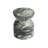 Marble Effect Side Table and Selene Stool with No Assembly for Indoor Outdoor Weatherproof Furniture Multi-Use Accent and Garden Table