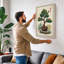 Bonsai with Attendants Japandi - Wrapped Canvas-471164258-471164264