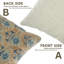 Housse de coussin en lin visqueux Fab divine, décor de maison de campagne Boho doux (Kusum)-106270067-106270081-106270082