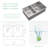 30'' L x 19"W Undermount Double Bowl Kitchen Sink Stainless Steel Kitchen Sink with Bottom Grids-122270019-124197787