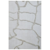 Linen Abstract Area Rug