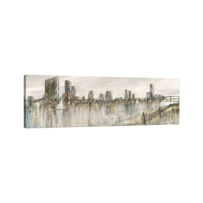 Skyline Sail by Ruane Manning - Wrapped Canvas Panoramic Gallery-Wrapped Canvas Giclée