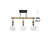 Ammanda 3 - Light Small Kitchen Island Pendant Chandelier