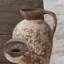 Vase à fleurs avec poignée, grand vase de ferme rustique