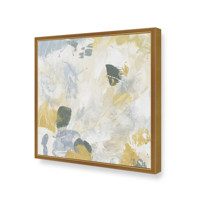 «Texture Collage I» par June Erica Vess, reproduction d'art, H 30 po x l 30 po, Impression sur cadre ouvert sans papier mat