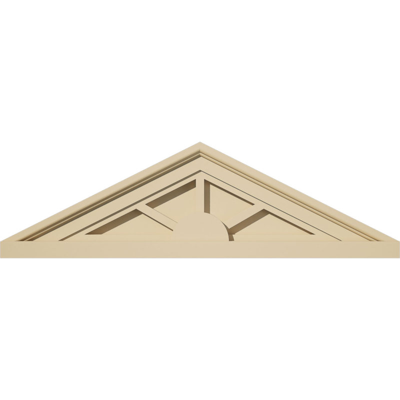 Fronton en uréthane Signature, 24 po x 7 po x 2 po, Aucune, 3 rayons