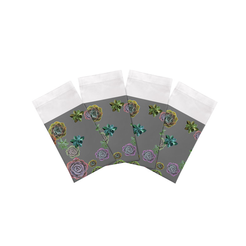 Serviettes de table Succulents, Gris
