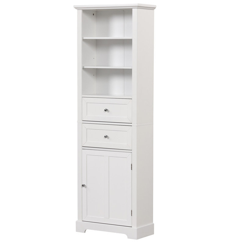 Winston Porter Ansonia Freestanding Bathroom Cabinet | Wayfair