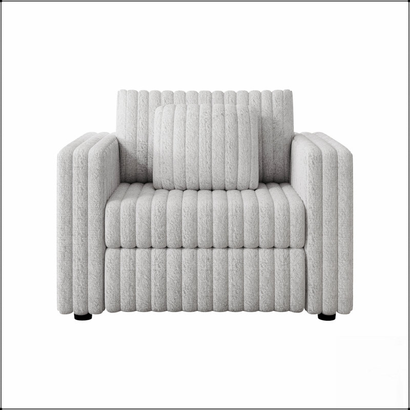 Canapé modulaire simple de 44,9 pouces: très confortable, élégant et fonctionnel pour les chambres à coucher et les salons