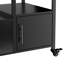 Table de barbecue en métal Big Egg Style, 2 grandes boîtes de rangement, compatible avec les barbecues de 20, 21 et 22 pouces, métal imperméable, 6 freins, tige de chariot, support à épices, 4 crochets pour les outils de barbecue, assemblage facile, 68,2 po
