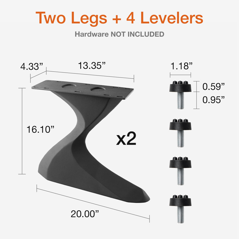 Botas Metal Coffee Table Legs