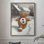 «Christmas Holiday Art», série 2-CD XXI, reproduction encadrée - bois massif