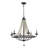 Tyzer 6 - Light Dimmable Empire Chandelier