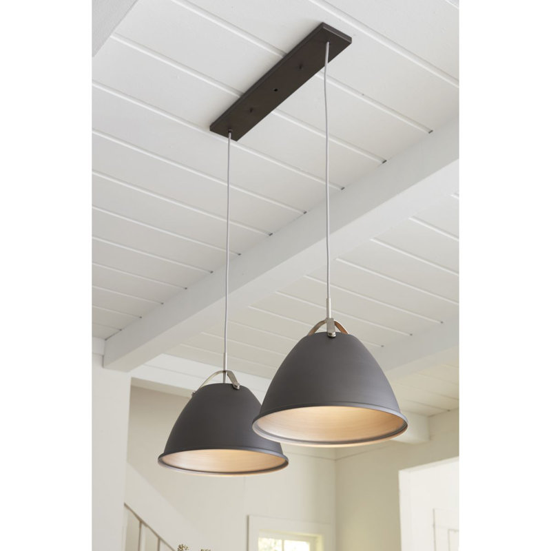 Brushed Nickel Linear Pendant Canopy Kit