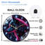 Horloge murale Neon