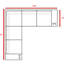 Canapé modulaire d'extérieur de 102 po de largeur, entièrement assemblé, en forme de L réversible, résistant aux intempéries, coussins de dossier confortables de 7 po, housses amovibles, porte-gobelets intégrés, structure en aluminium modulaire et antirouille