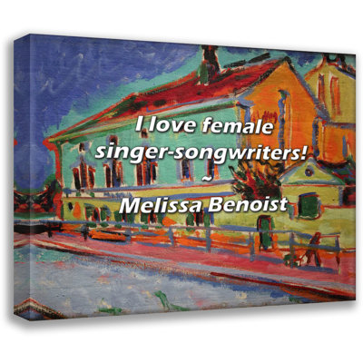 Melissa Benoist Quote: I love female singer-songwriters!