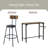 Aborn 2 - Person Four Leg Dining Set