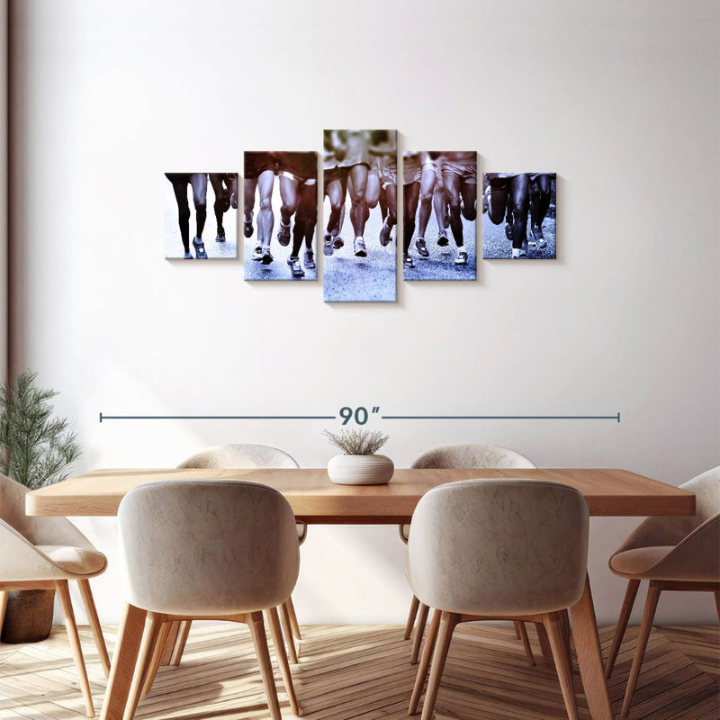 Marathon Jogging, 30" H x 68" W
