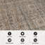 Tapis d'intérieur gris foncé Vintage Border-1741507922