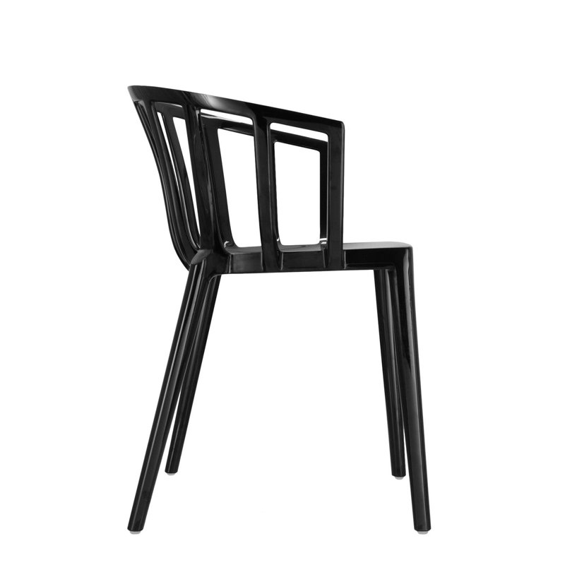 Venice Outdoor Dining Armchair, Black