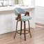 Tabouret de comptoir pivotant rembourré Providence-123200741