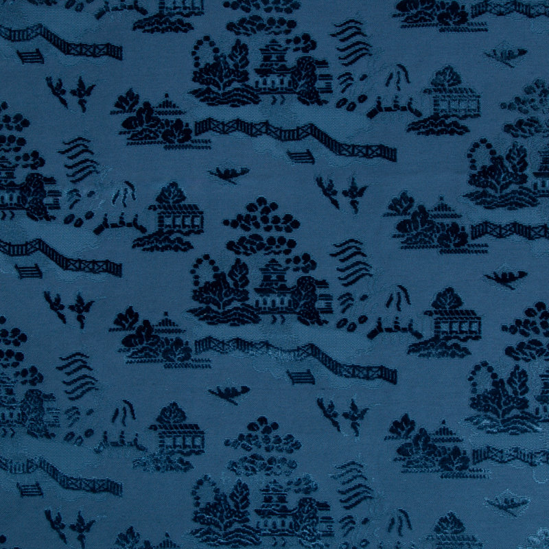 La Pagode Fabric, Navy