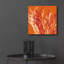  «Grenade» par Erin Clark, art mural en verre acrylique, 12 po x 12 po