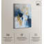 Art mural abstrait bleu Morning Dew par Art Remedy-102535957-102535952