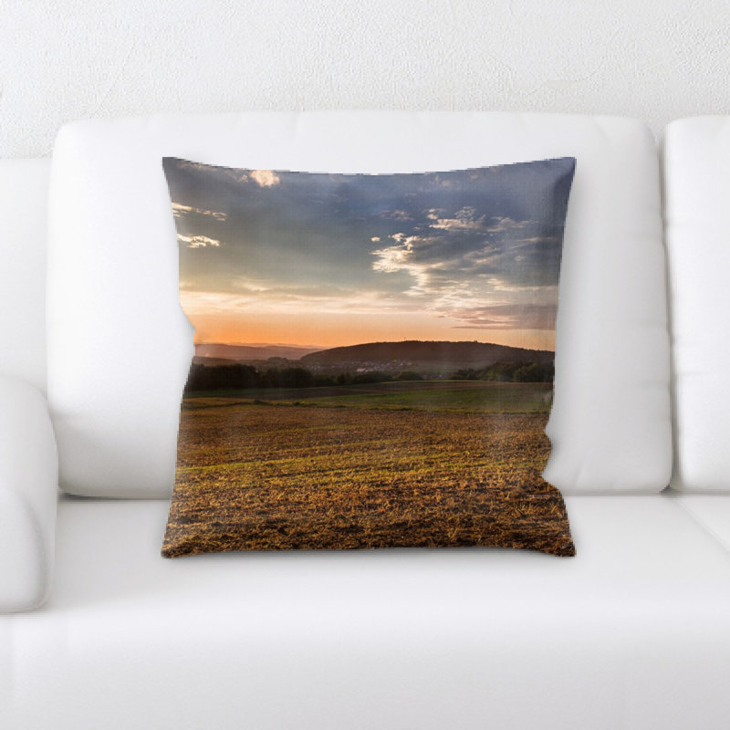 Coussin coucher de soleil