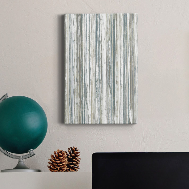 Treeline Strata I - impression sur toile tendue, H 60 po x l 40 po x P 1 po